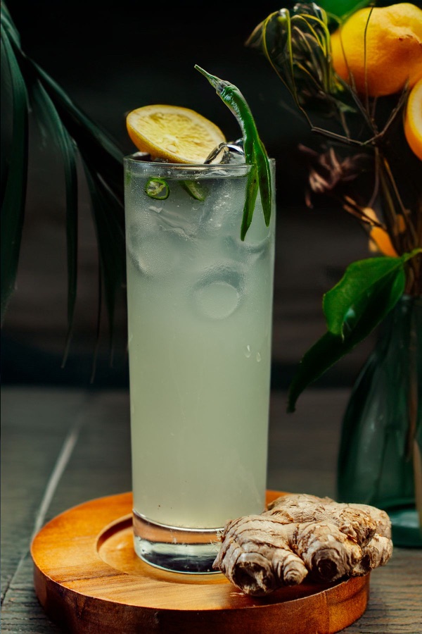 Ginger Lemon Kombucha available at Sunrise Rich Basket